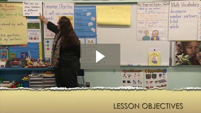 Eld Math Kindergarten Math iELD Model – English Learner Instruction ...