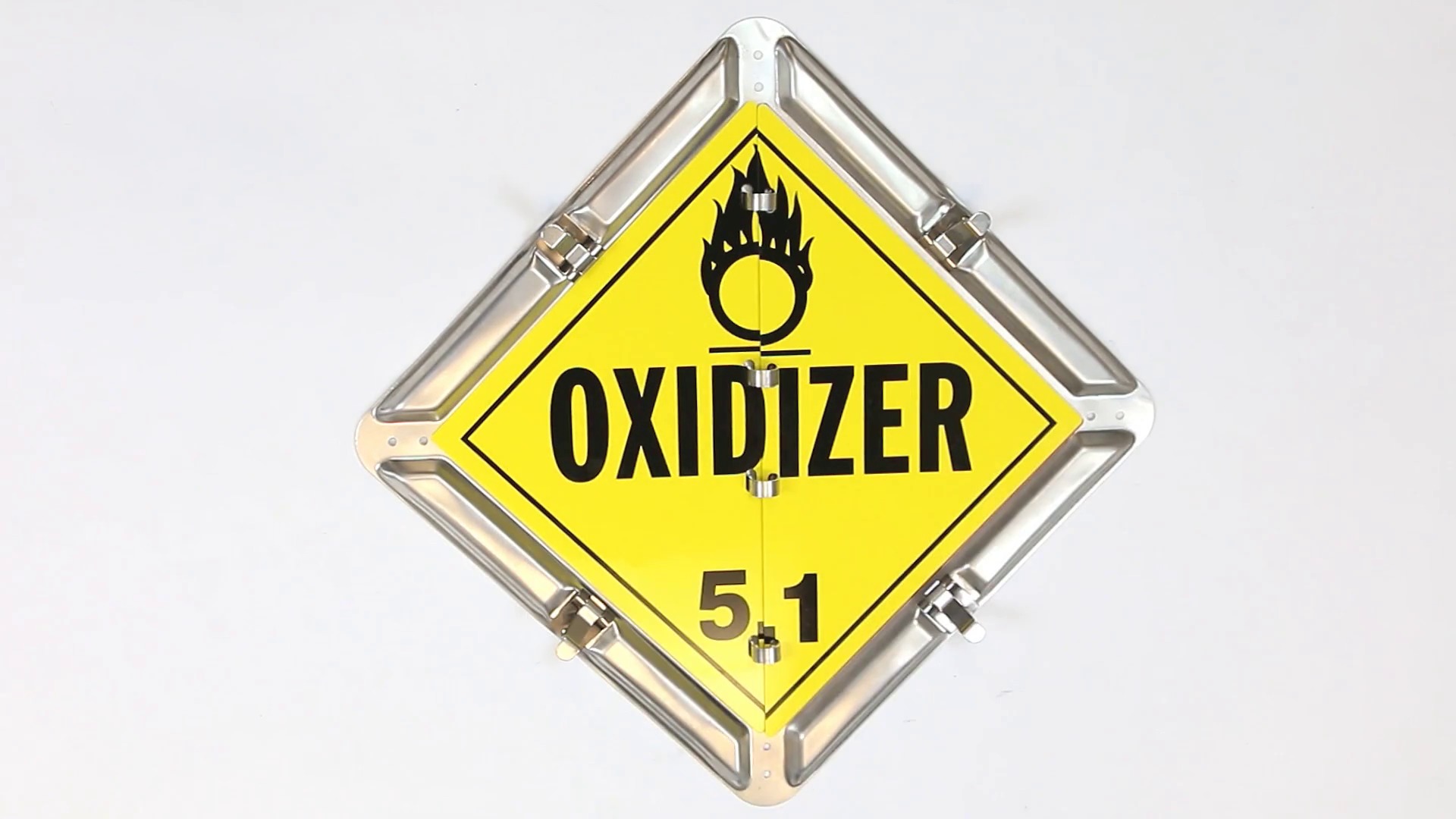 6 Legend Flip-n-Lock Industrial Chemical Hauler Placard