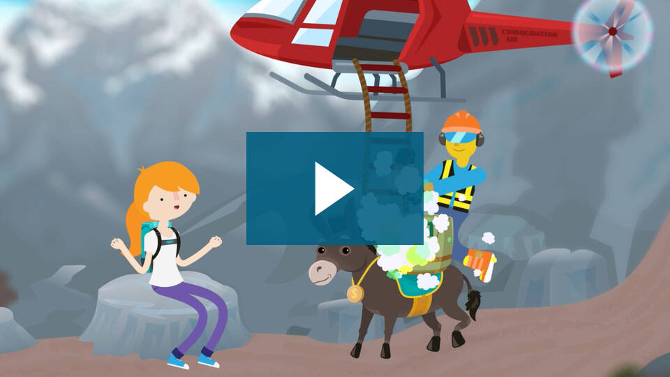 Video thumbnail for Debt Consolidation with a play button over the top.