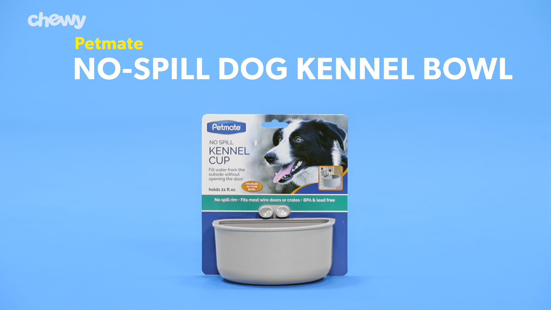 No spill kennel store bowl