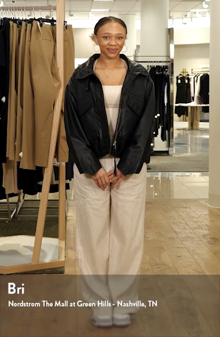 AllSaints Clay Leather Jacket | Nordstrom