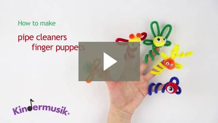 How to Make Pipe Cleaner Finger Puppets 