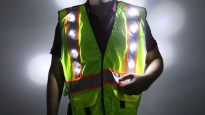 LED High Visibility Safety Vest