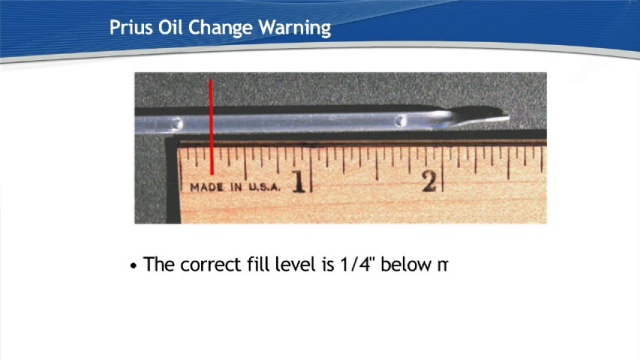 Tech Tip: Hybrid Misfire when changing oil?