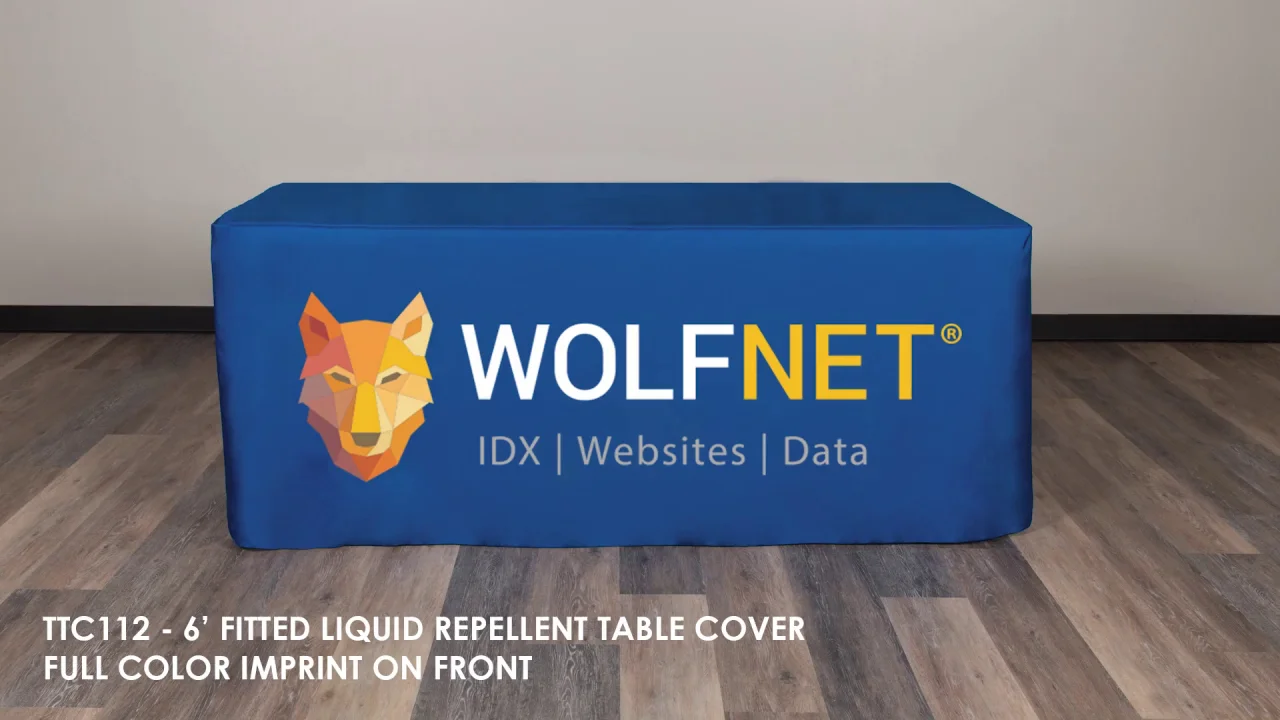 Table Cover Full Color 6ft - FREE Shipping