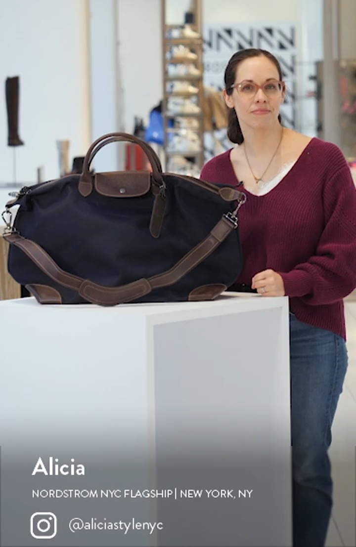 Longchamp store duffle nordstrom