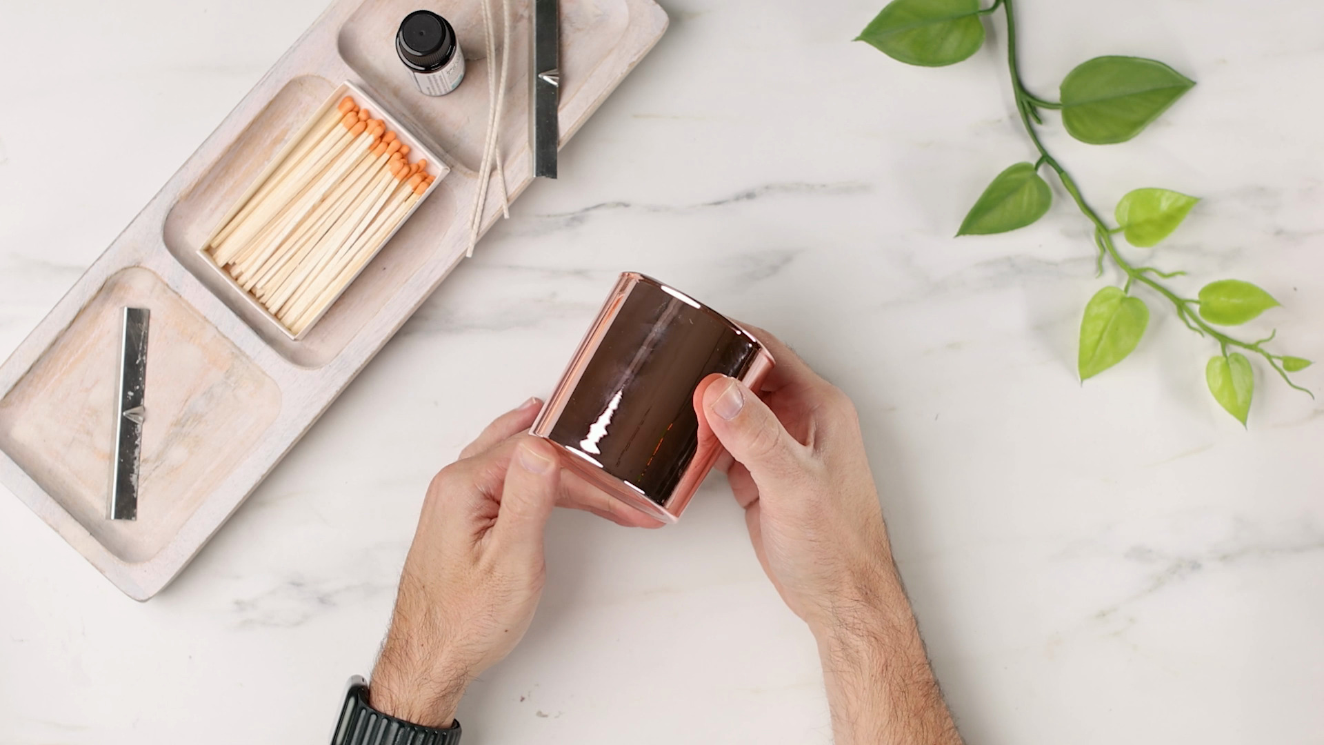 Rose Gold Tumbler Jar - CandleScience