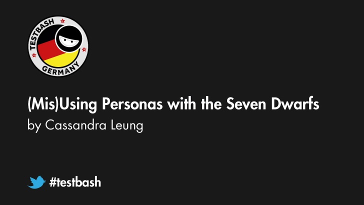 (Mis)Using Personas with the Seven Dwarfs - Cassandra H. Leung