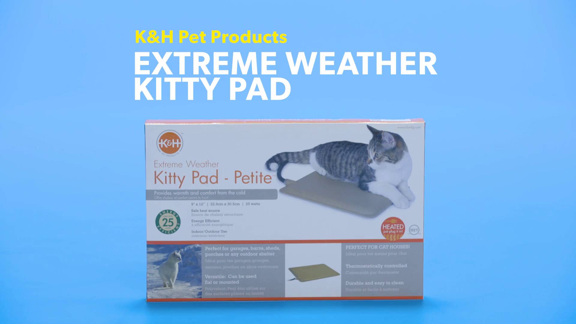 extreme weather kitty pad