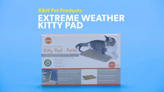 K&H PET PRODUCTS Extreme Weather Kitty Pad & Fleece Cover 