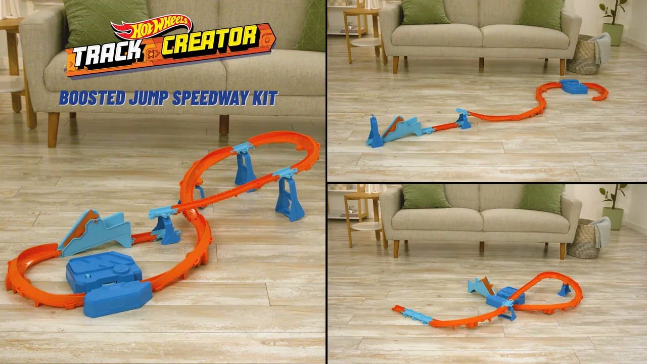 Hot Wheels Track Creator Boosted Jump Speedway Kit | Country Door