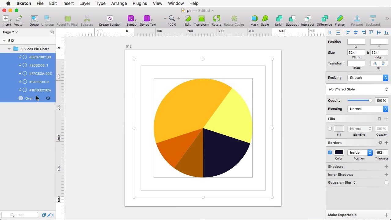 Donut Chart  Free Sketch Resource  Sketch Elements