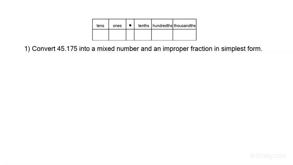 how-to-convert-a-decimal-into-a-mixed-number-an-improper-fraction-in