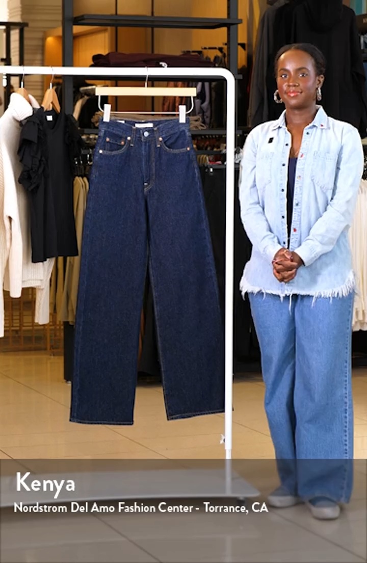 Levi's Ribcage High Waist Wide Leg Jeans (Women) | Nordstrom