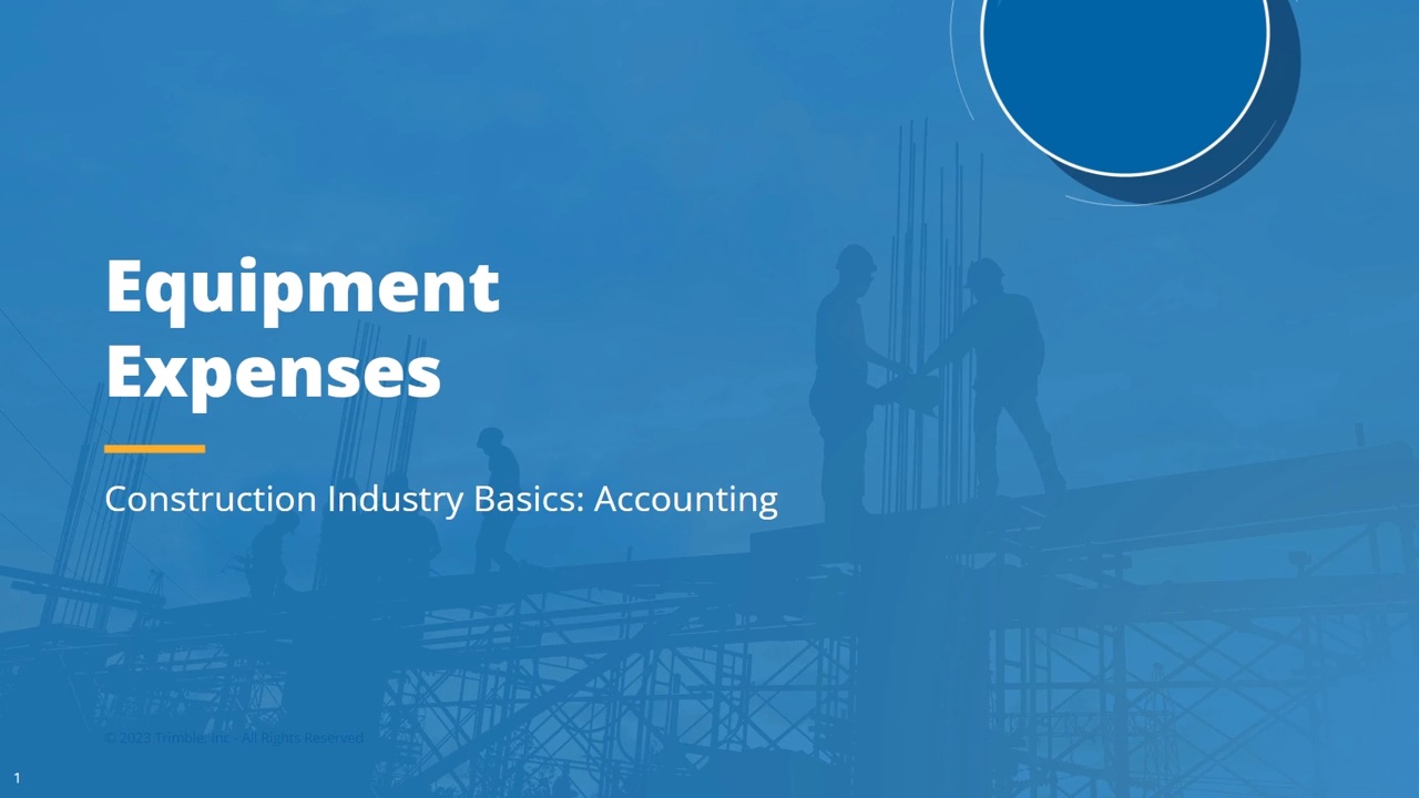 Construction Equipment Expenses