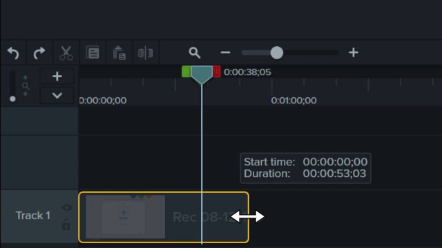 Remove Mistakes (Trim & Split), Camtasia