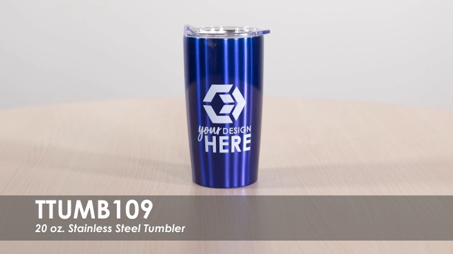 Custom 20 oz. Stainless Steel Insulated Tumbler - Smooth