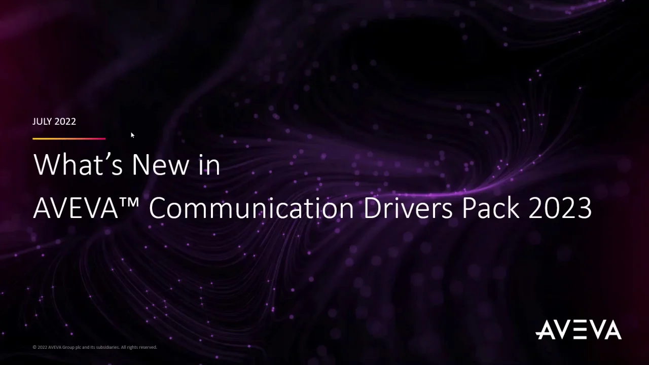 AVEVA Communication Drivers 2023 - WhatsNew