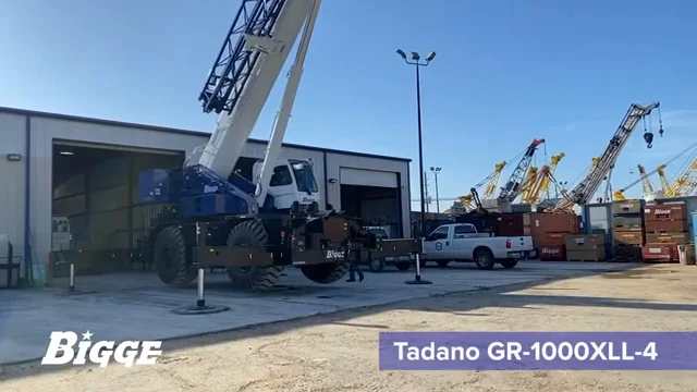 2026 Tadano GR-1000XLL-4 Rough Terrain Crane For Sale | Bigge.com