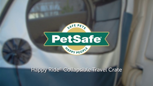 Happy Ride® Collapsible Travel Crate - Great Gear And Gifts For Dogs at  Home or On-The-Go