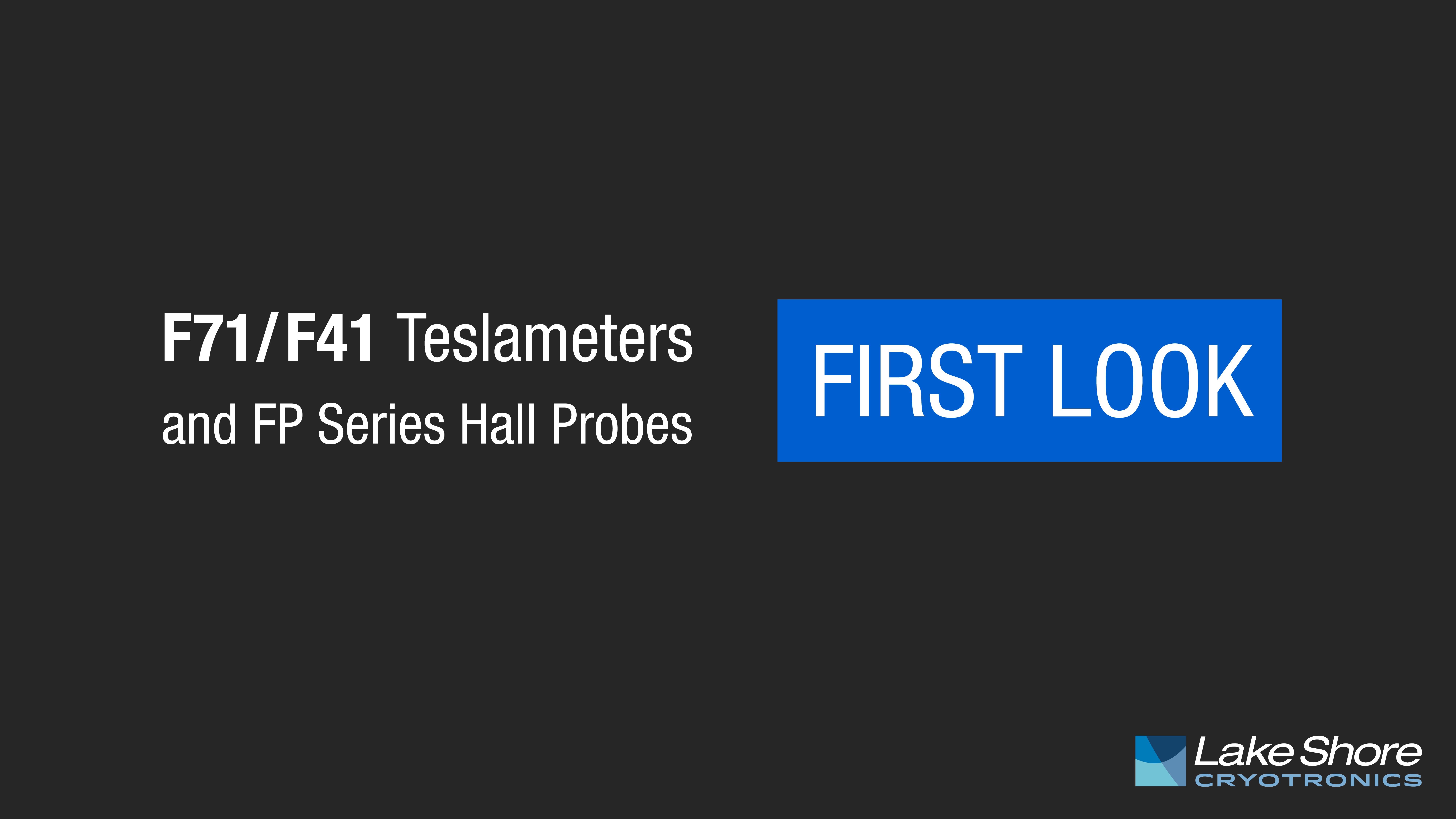 F71 and F41 teslameters