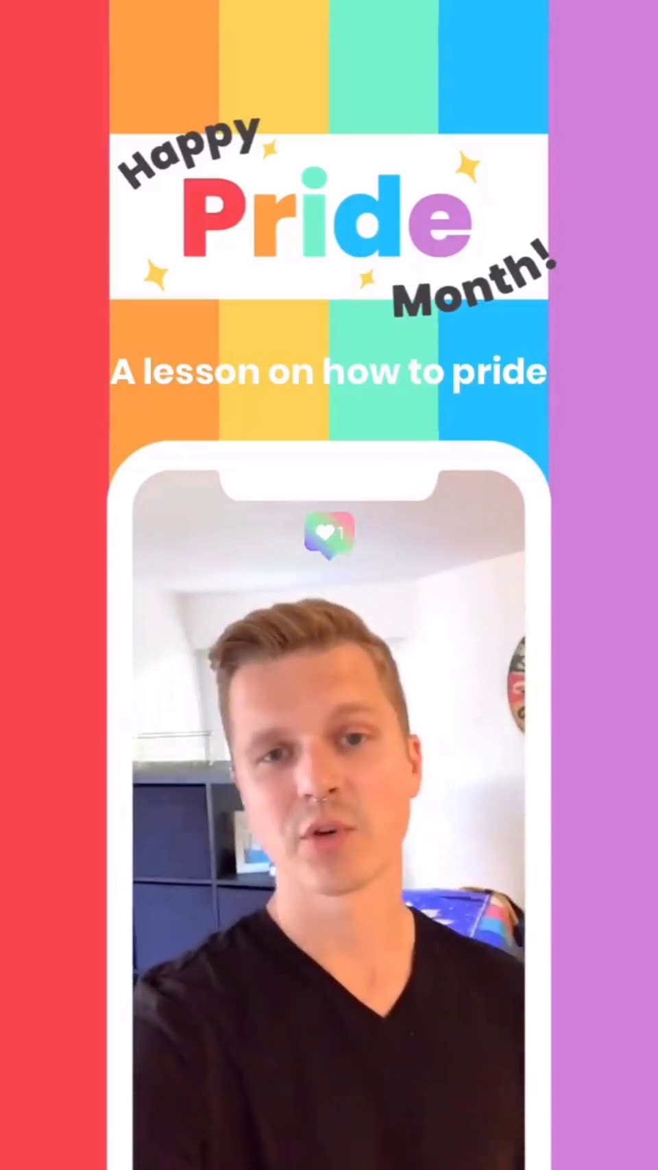 gay pride colors on instagram captions