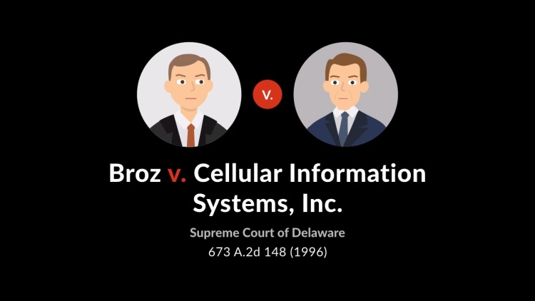 Broz v. Cellular Information Systems, Inc.