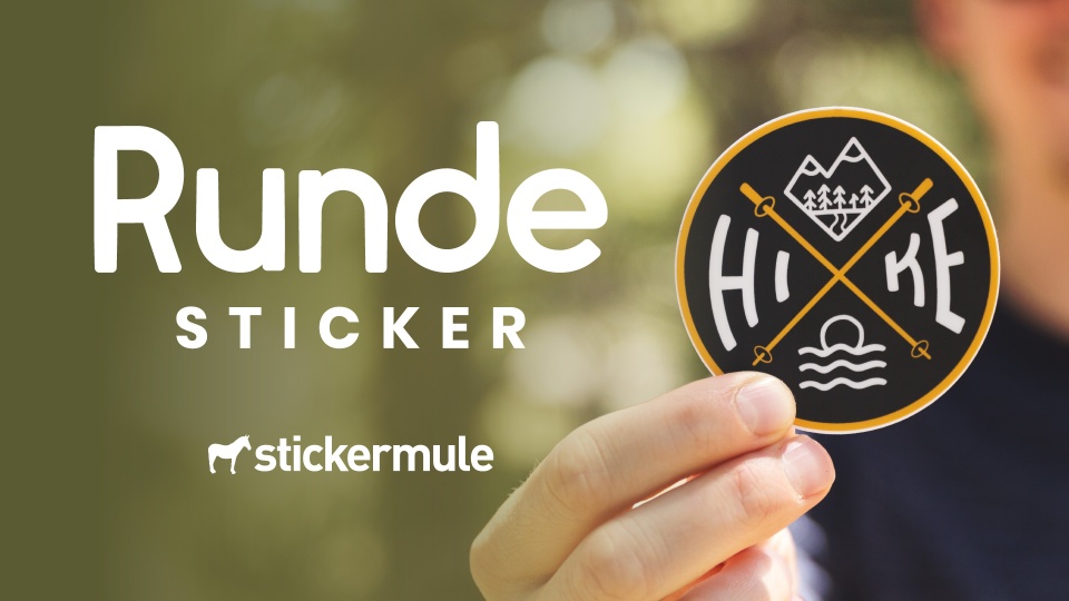 Runde Aufkleber und Sticker | Kostenloser Versand | Sticker Mule ...