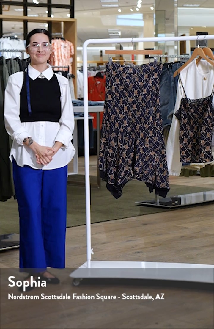 Free People Bali Sweet Escape Asymmetric Hem Skirt | Nordstrom