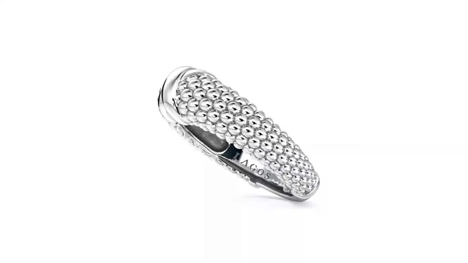 Lagos signature hot sale caviar ring