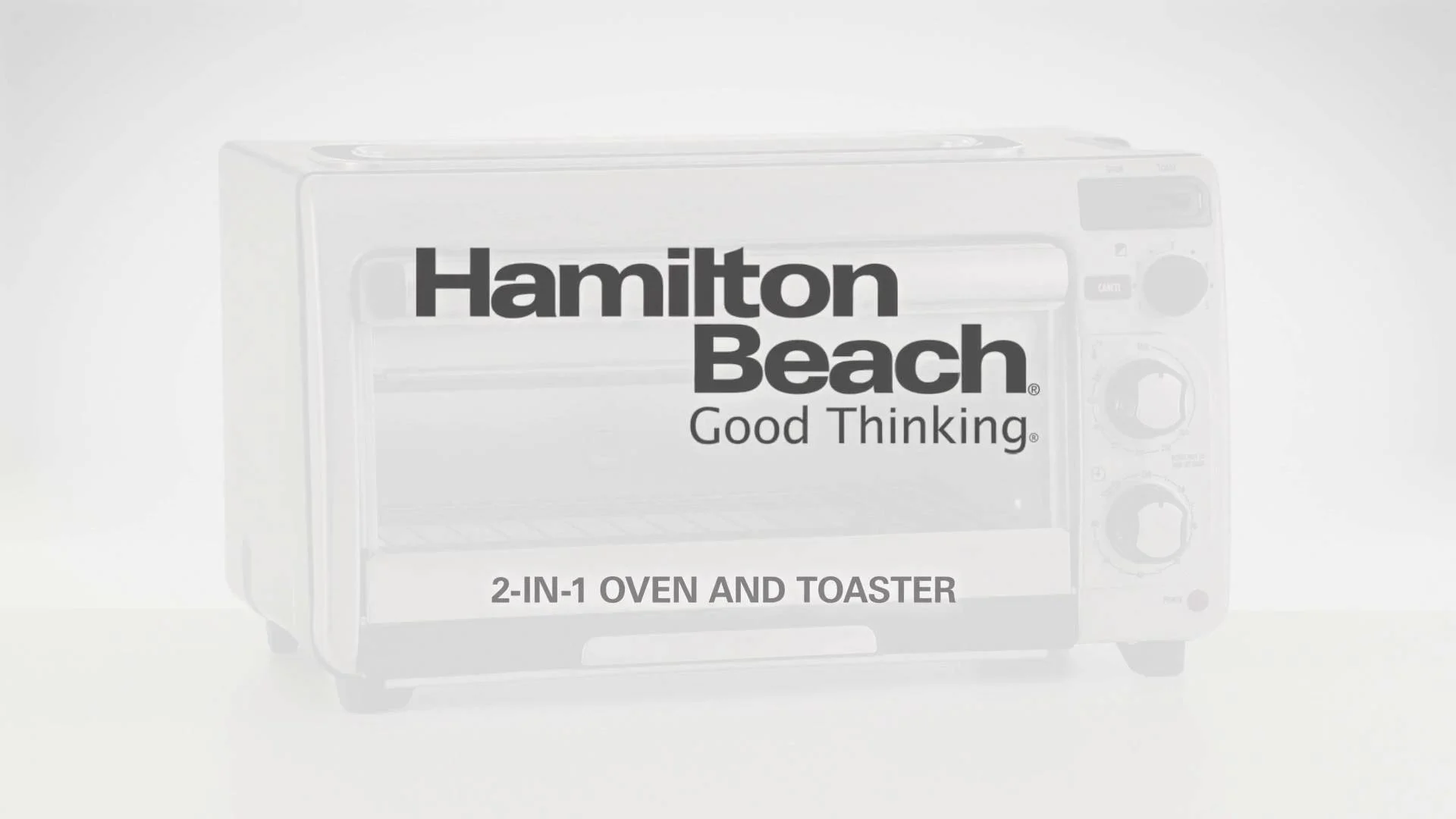 Hamilton Beach 2-in-1 Countertop Oven and Long Slot Toaster, Stainless  Steel, 60 Minute Timer and Automatic Shut Off , 31156