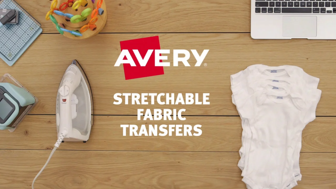 How To use Avery Stretchable Fabric Transfers