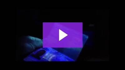 ID verification with UV counterfeit detectors ID verification with UV counterfeit detectors