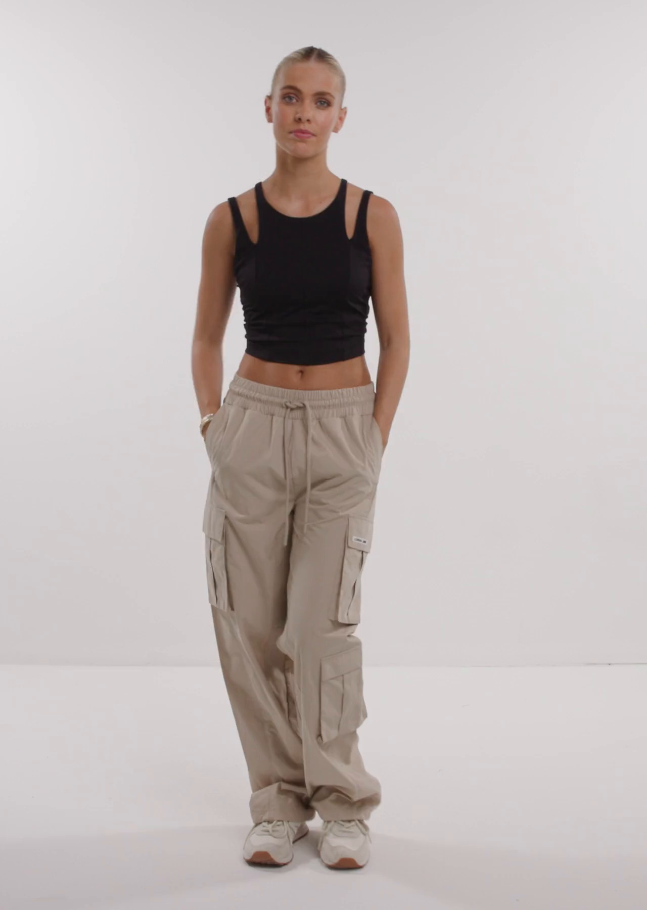 Flashback High Waisted Cargo Pants