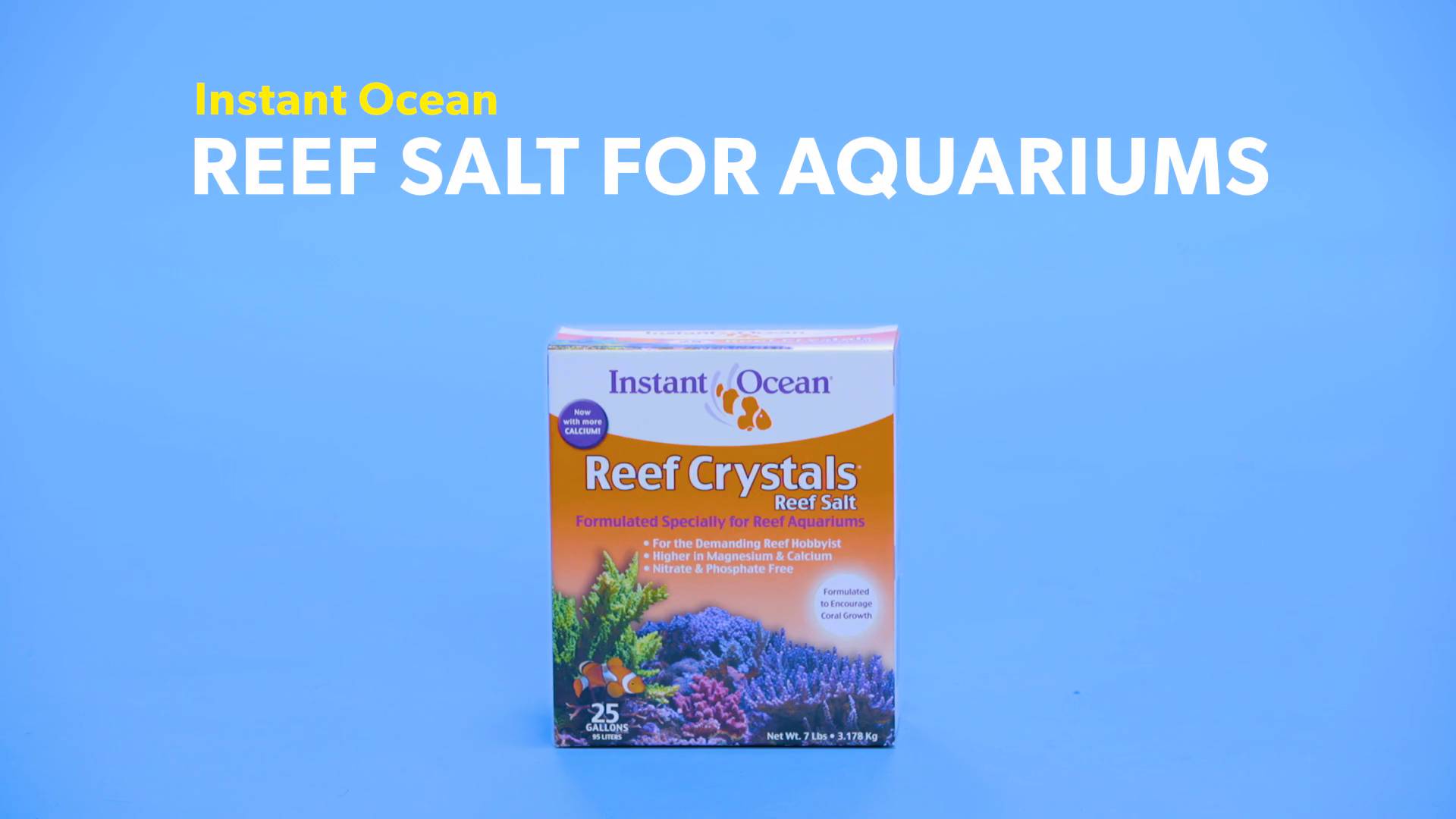 Instant ocean reef 2024 crystals reef salt