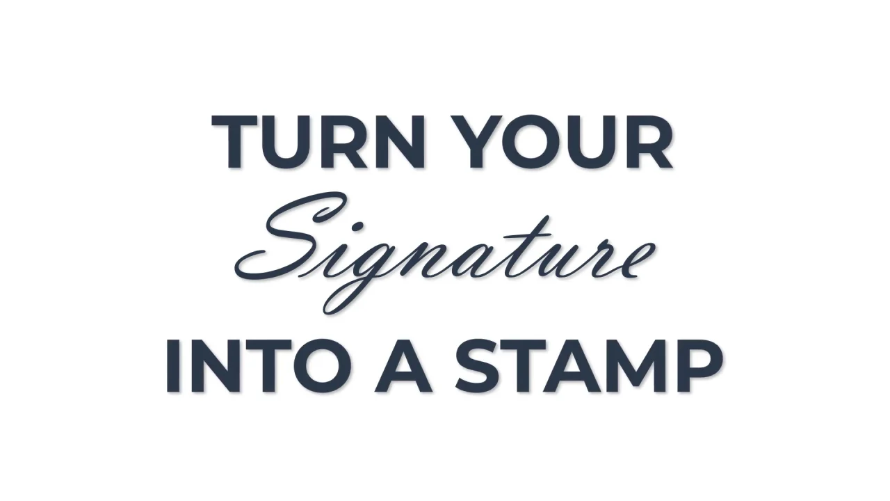  Signature Stamp - Customizable Signature Stamp