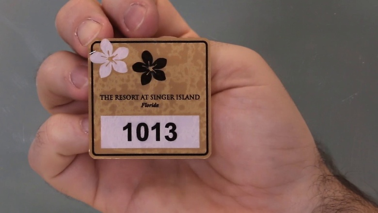 White Static Cling Decals with Front-stick