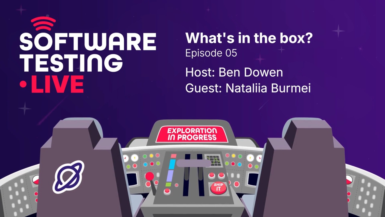 Software Testing Live Ep 05 - What's in the box? image