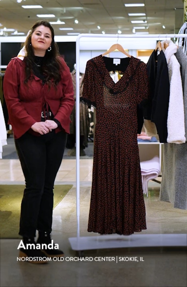 Reformation Evra Lace Trim Maxi Dress Nordstromrack