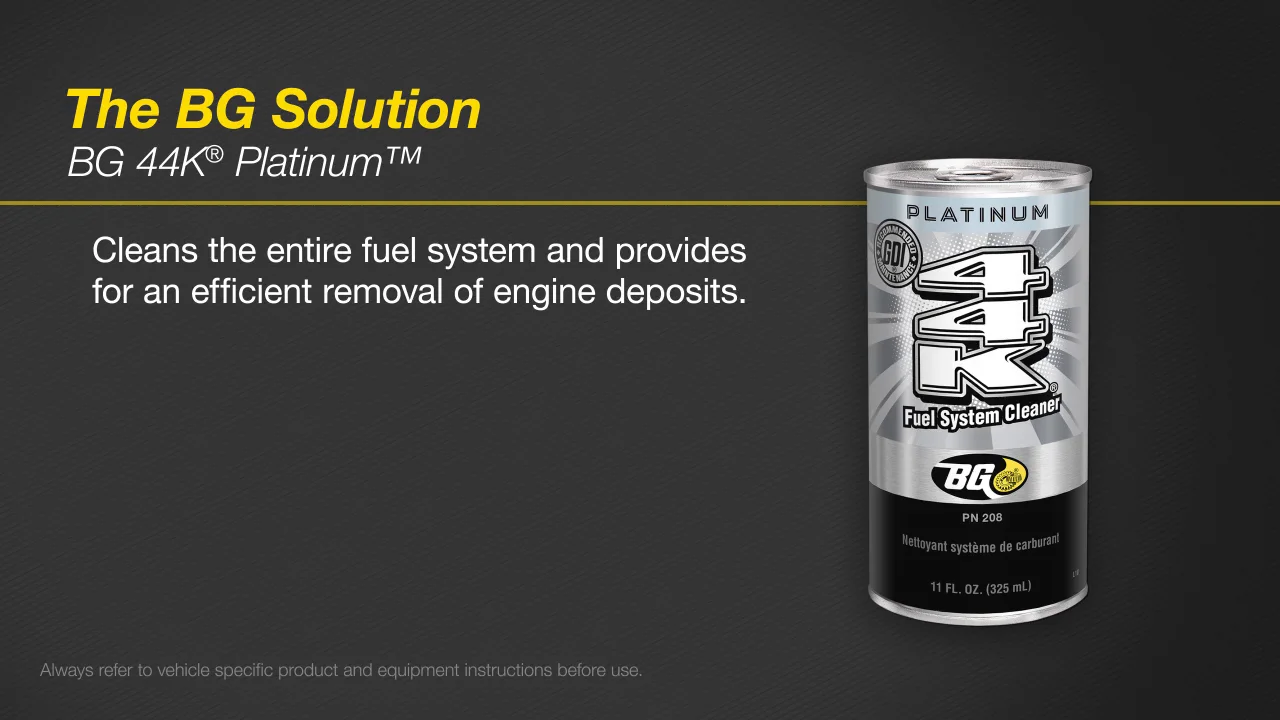 BG 44K PLATINUM New Fuel System Cleaner Additive 11oz. Can PN 208