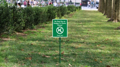 No Trespassing Warning Sign