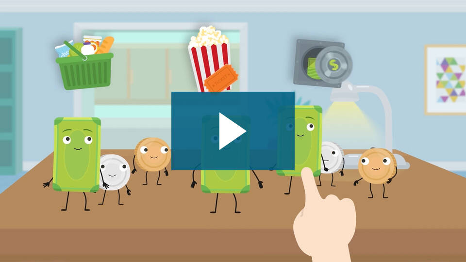 Video thumbnail for Give Every Dollar a Job with a play button over the top.