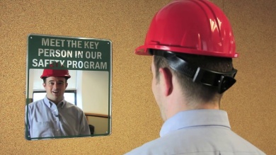 Meet The Key Person in our Safety Program Sign