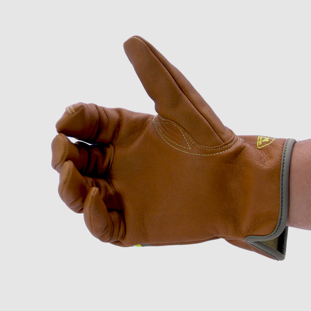 Chrome SLT 5071 - Oil-resistant leather glove - HexArmor