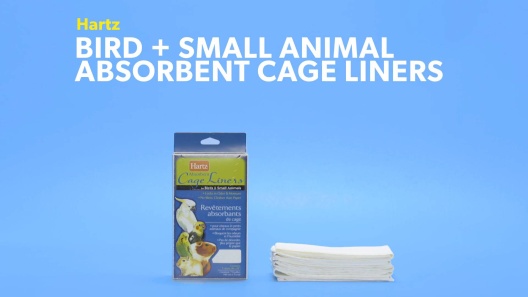 HARTZ Bird & Small Animal Absorbent Cage Liners, 7 count 