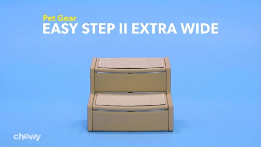 Pet Gear Easy Step II Extra Wide Pet Stairs 2-Step/for Cats and Dogs up to 200-pounds