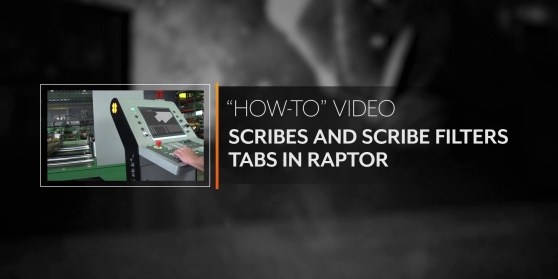 Scribes and Scribe Filters Tabs in Raptor Scribes and Scribe Filters Tabs in Raptor