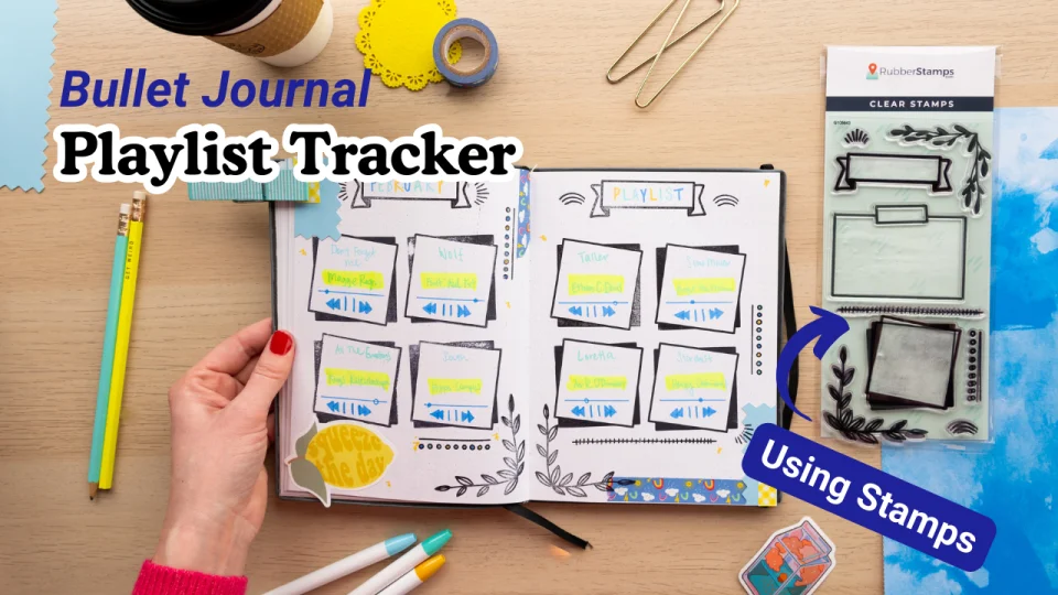 Create a Playlist-inspired Bullet Journal Spread –