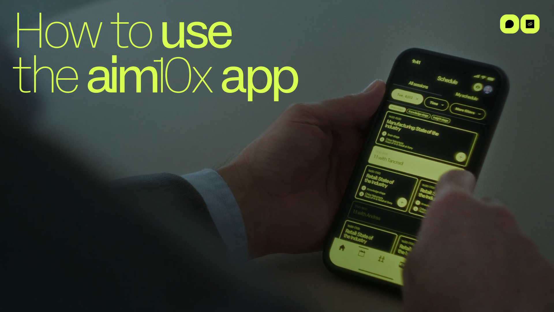 o9 | aim10x Europe 2026 [How to use the app]