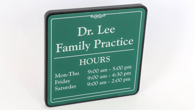 Custom Engraved Plastic Signs - Indoor & Outdoor Use